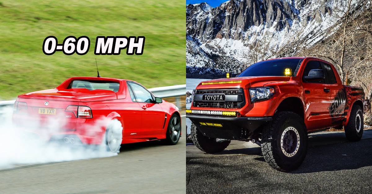 20 Fastest Non-American Pickups That Go 0-60 MPH In Under 10 Seconds