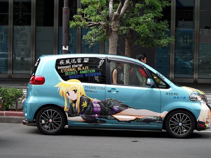 In Pictures Strange And Awesome Itasha Anime Car Wraps Out Of Japan