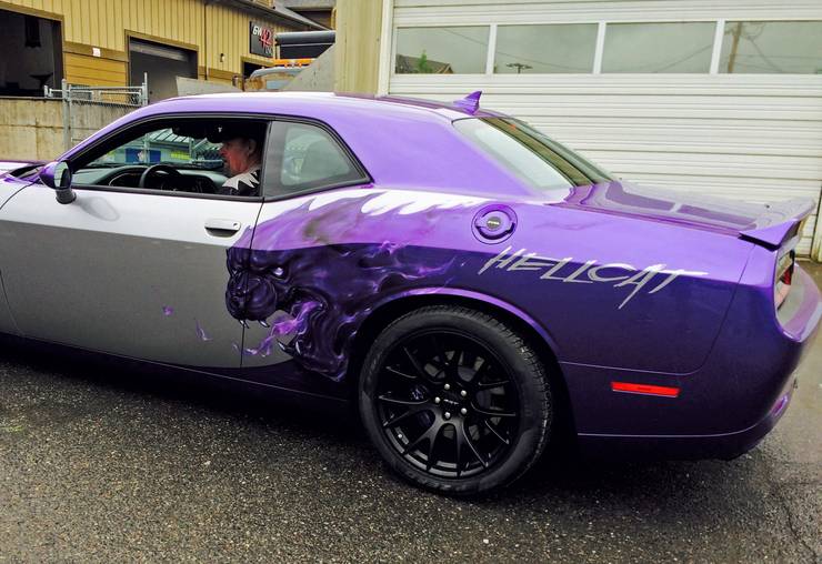 20 Most Outrageous Paint Jobs Spotted On Cars Hotcars