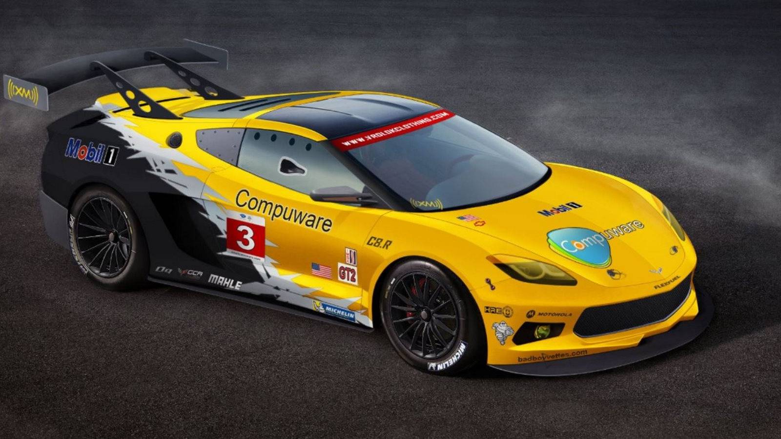 Mid-Engine Chevrolet Corvette C8.R Race Car Spotted In Testing