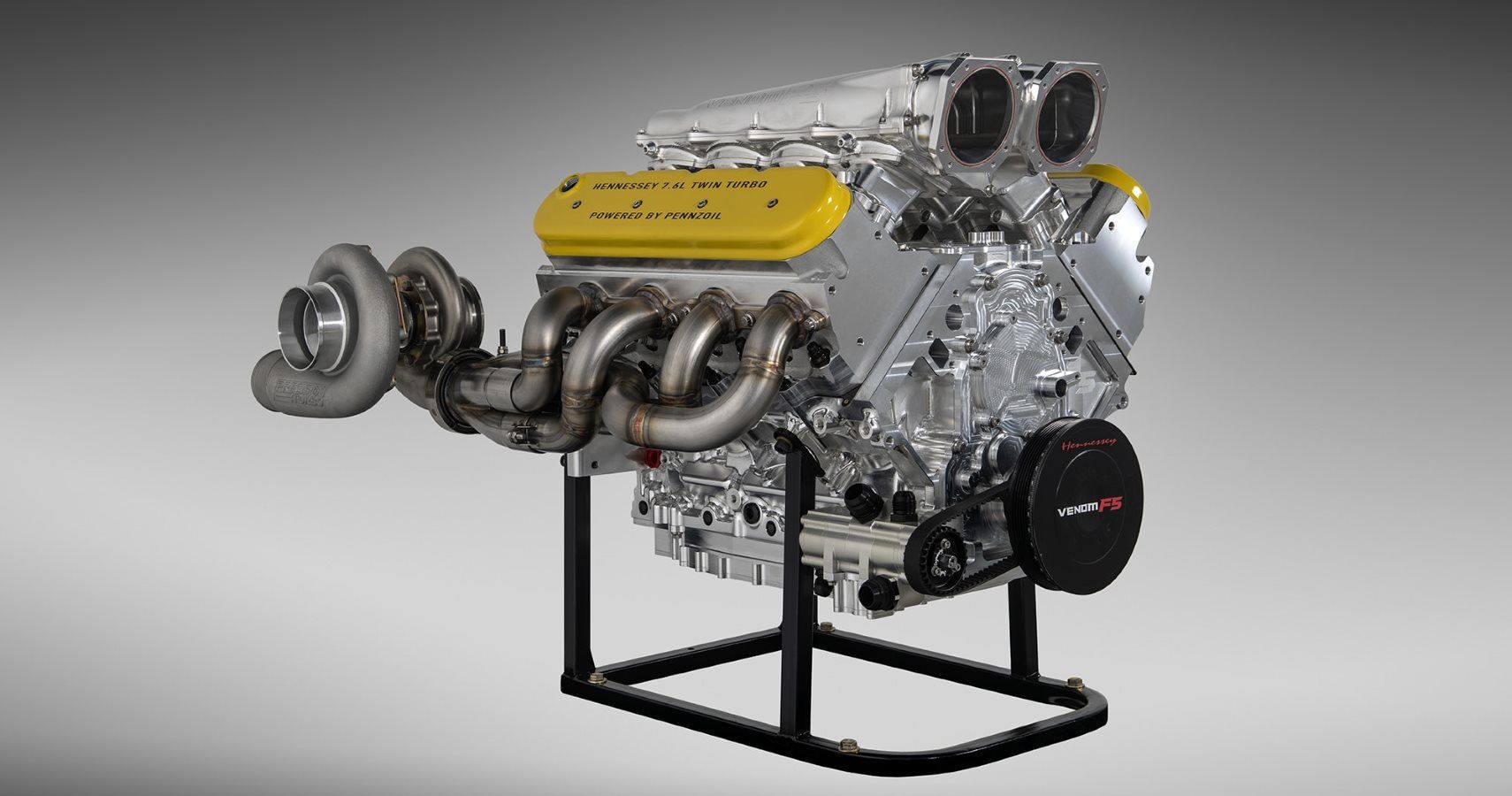 F5 エンジン Hennessey's Insanely Powerful F5 Twin-Turbo Engine Looks Like The