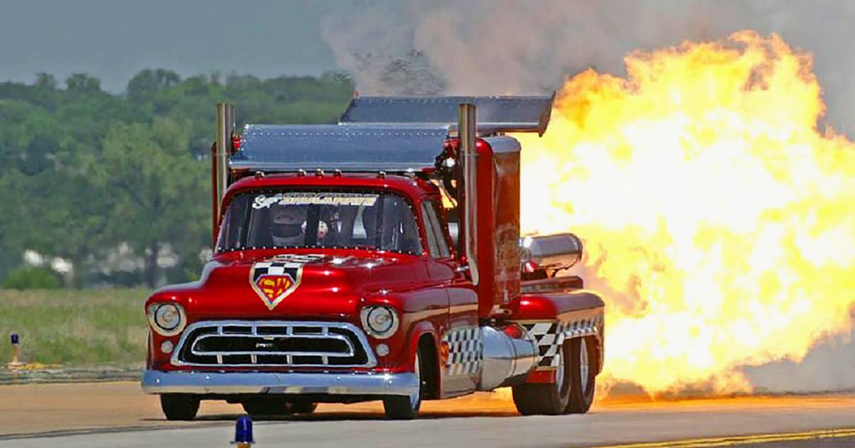 15 Pictures Of Fire Trucks Transformed Into Drag Racers (Really)