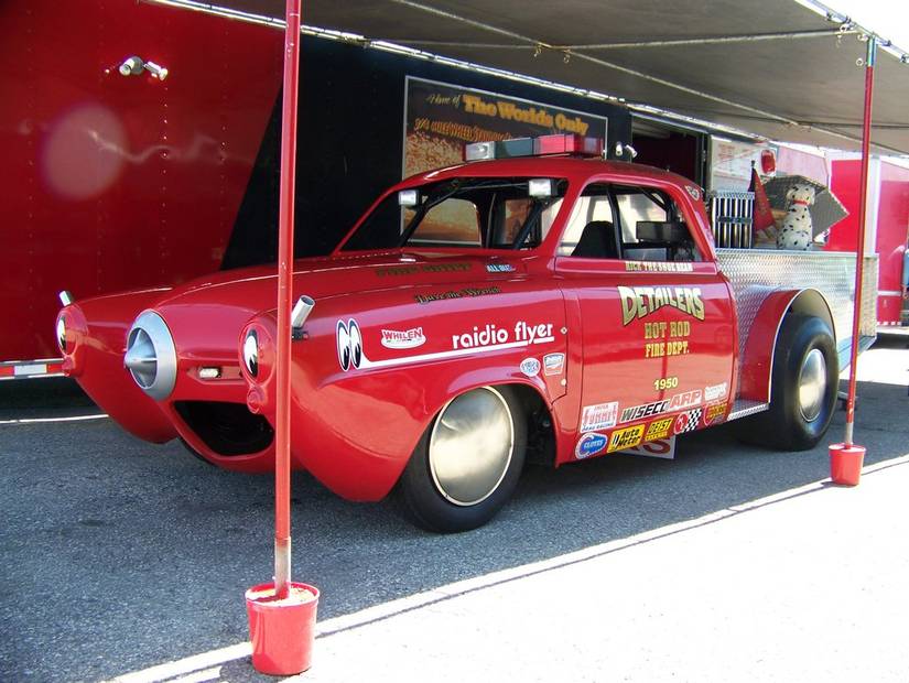 15 Pictures Of Fire Trucks Transformed Into Drag Racers (Really)