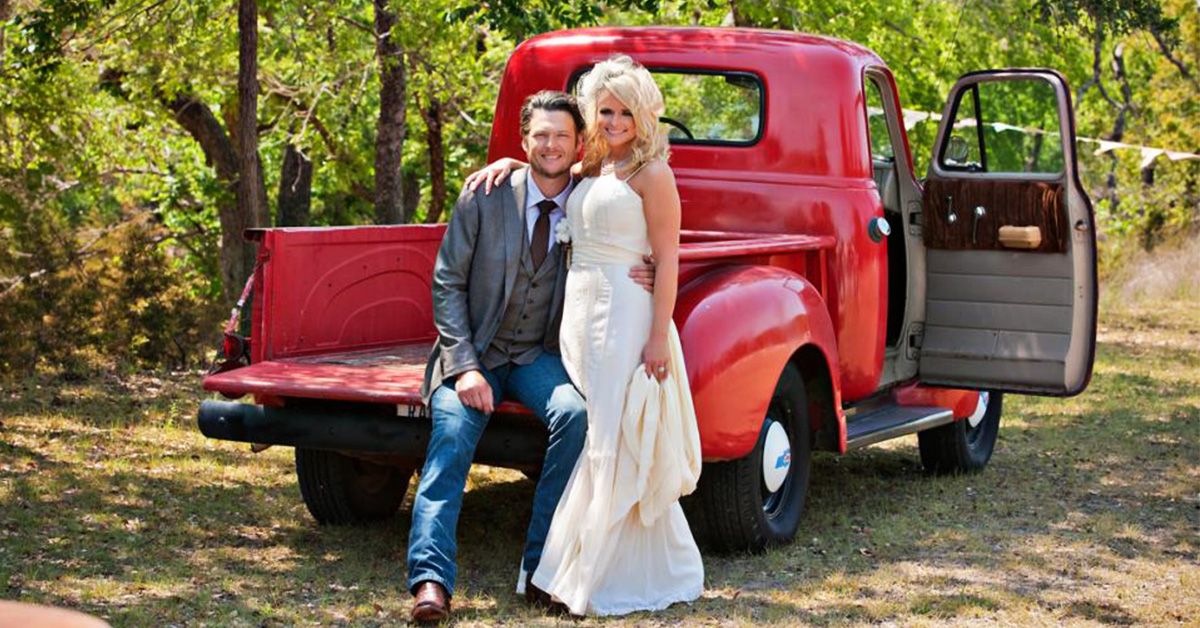 country song red dress pickup truck 20 Pickups Perfect For The Country Singers That Drive Them