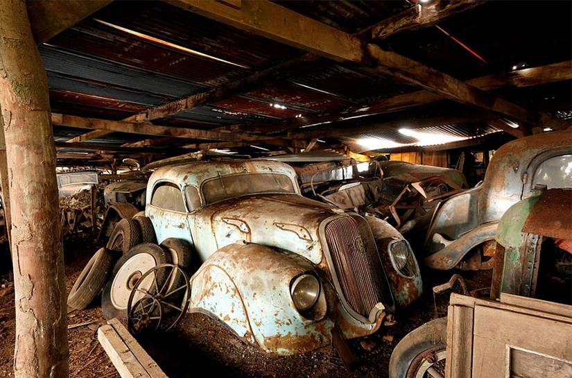 25 Sad Pictures Of This Forgotten $28 Million Car Collection