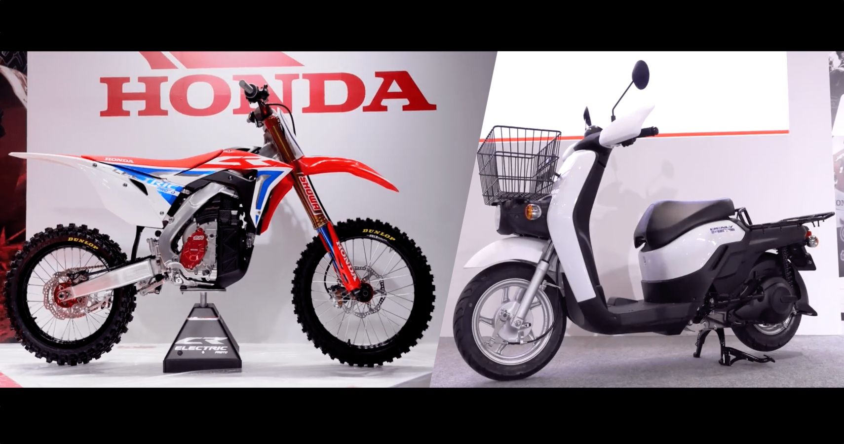 Honda Reveals Electric CRF450 Dirt Bike & Electric Scooter Honda Reveals Electric CRF450 Dirt Bike & Electric Scooter