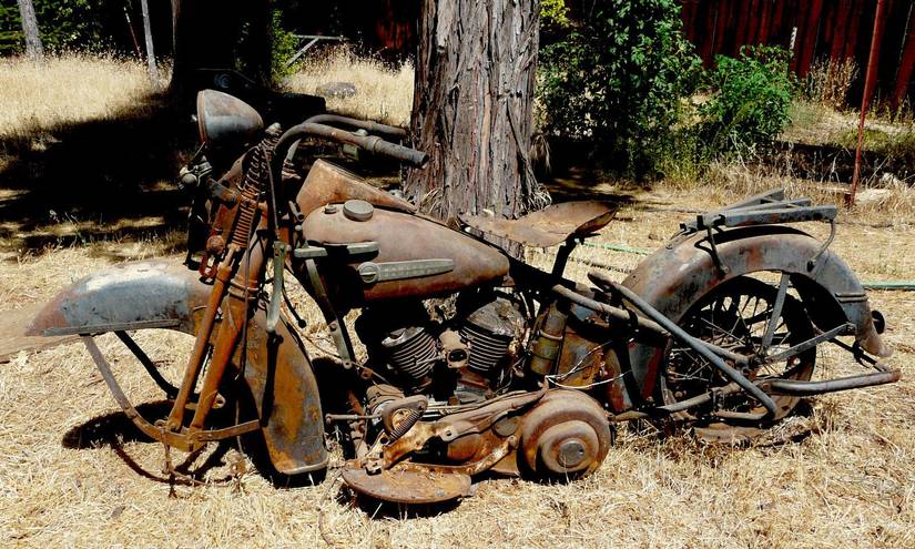 Harley Rotten 15 Photos Of Harleys That Were Left Behind To Rot