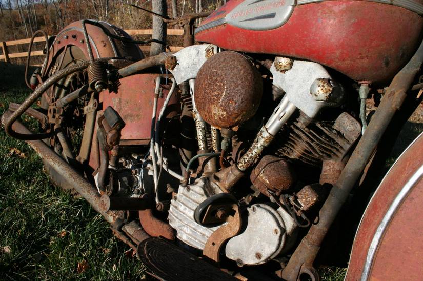 15 Photos Of Harleys That Were Left Behind To Rot