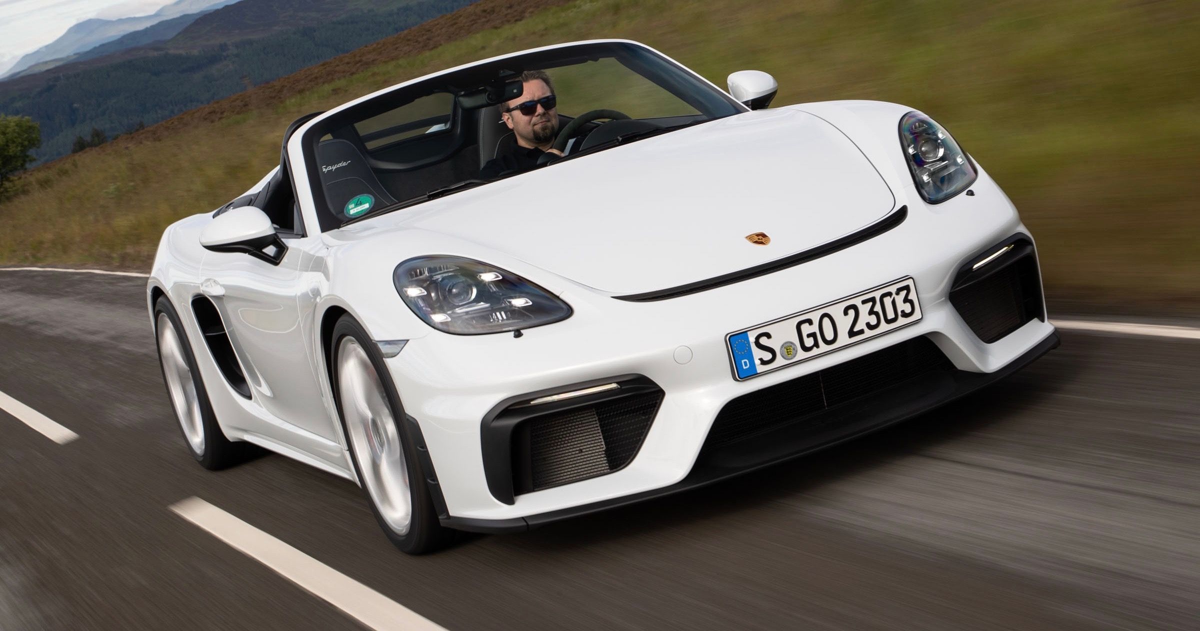 First Look At The New Porsche 718 Boxster Spyder