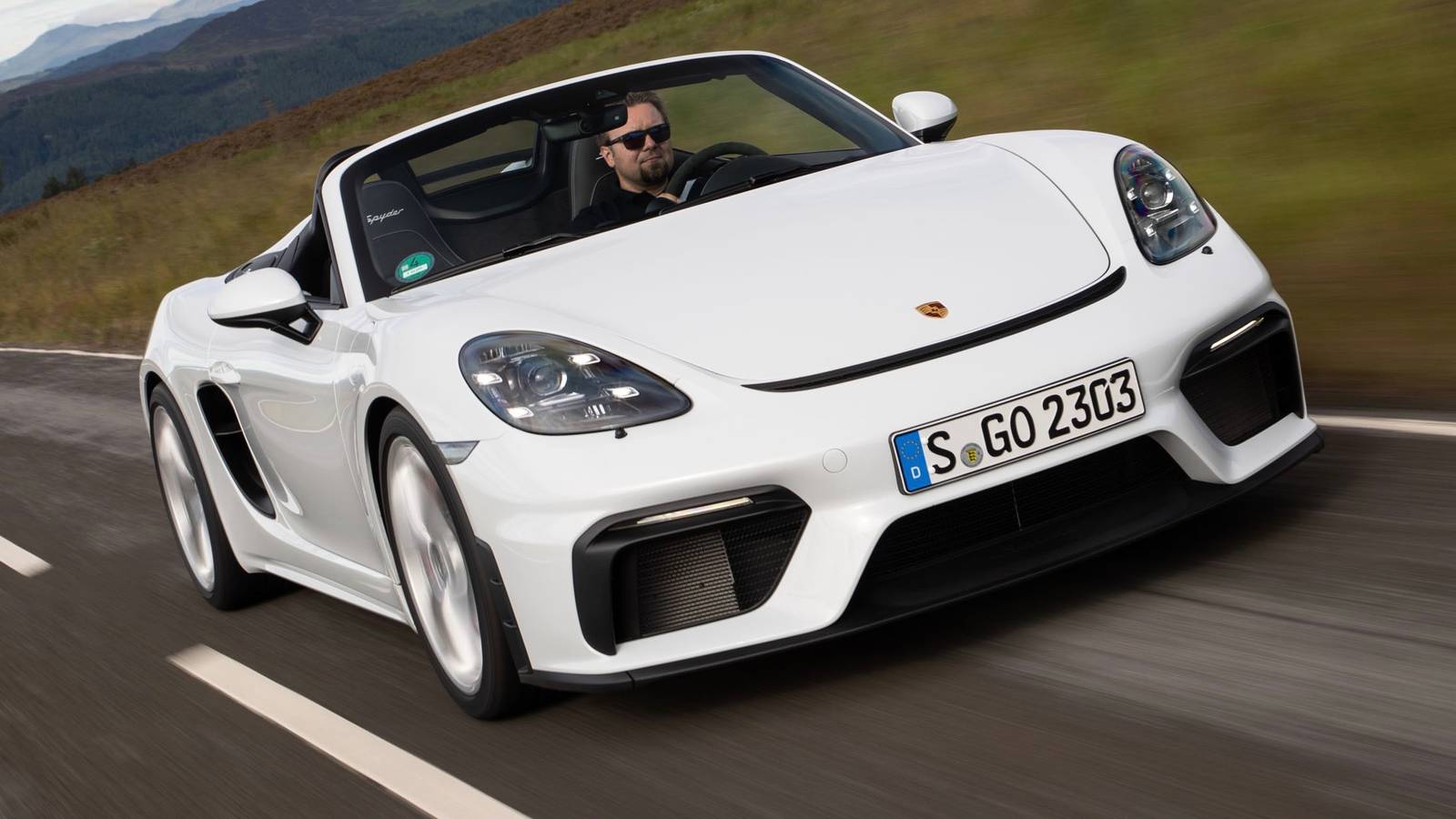 First Look At The New Porsche 718 Boxster Spyder