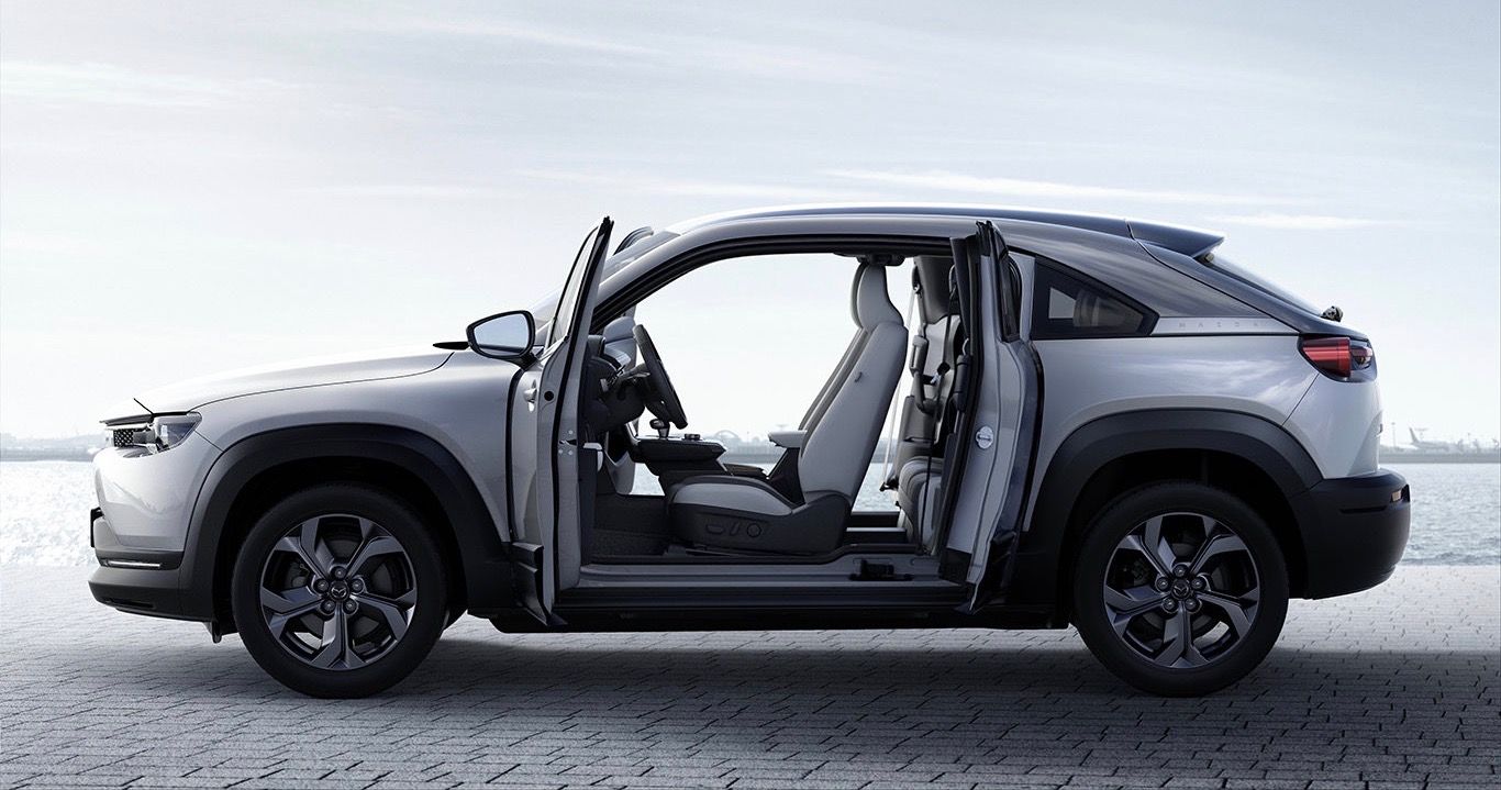 Mazda Unveils MX-30, First Electric Car With 'Freestyle' Doors