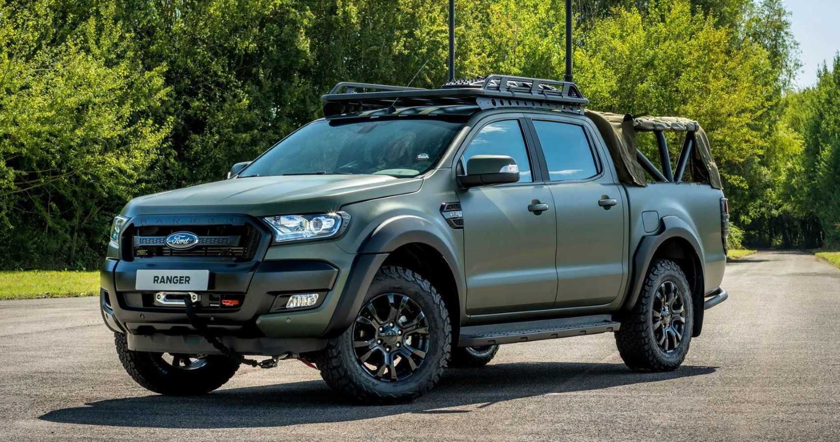 This Armored Ford Ranger Pickup Is Ready For Anything