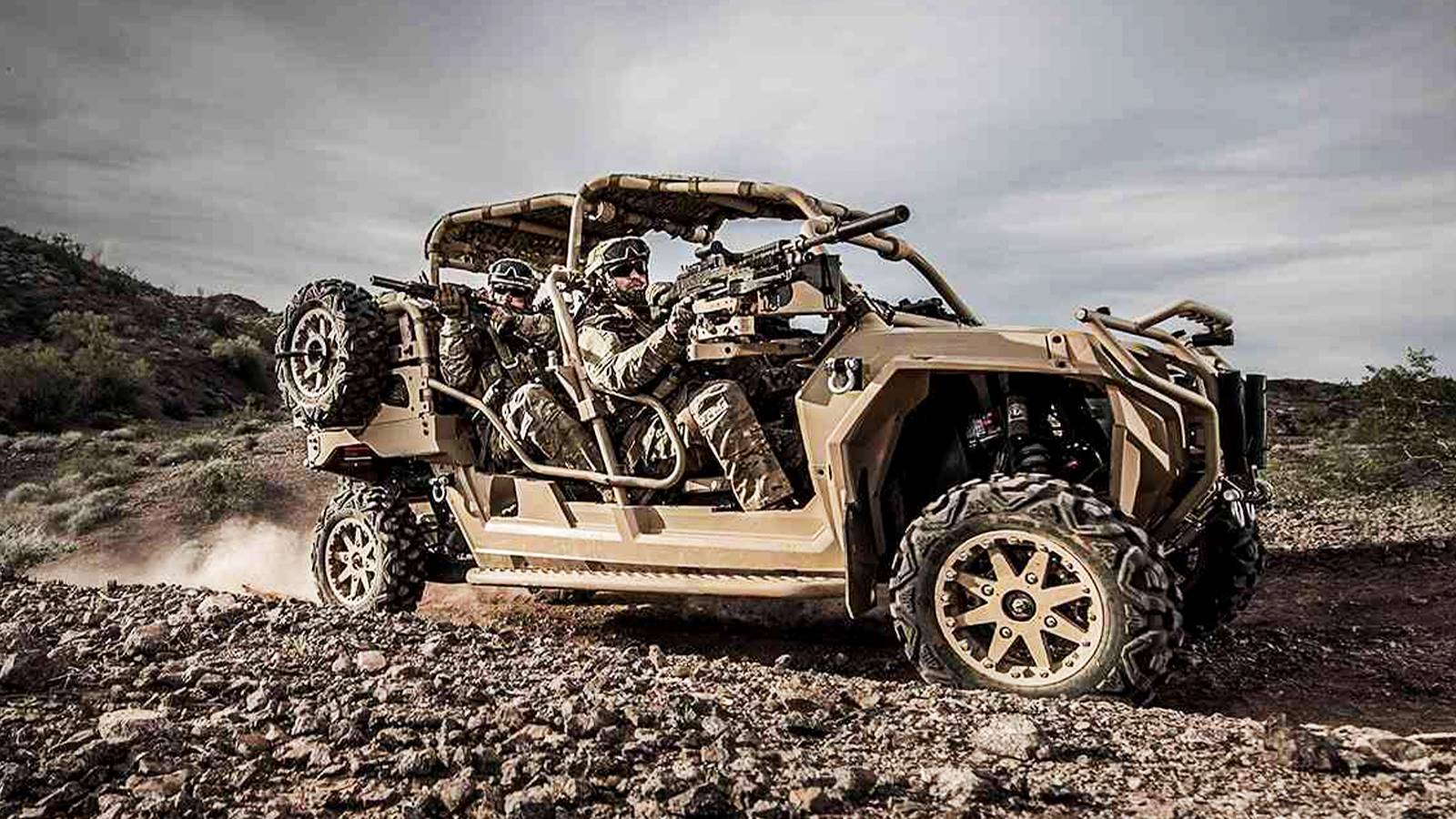 Military Polaris MRZR UTV Ready For Action
