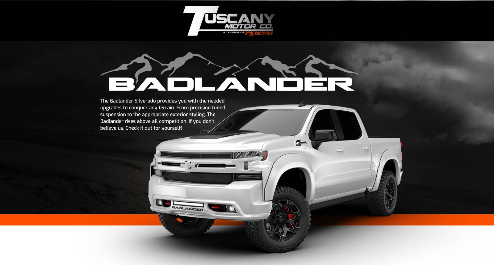 Tuscany Chevy Silverado Badlander Is A Well-Dressed Off-Roader