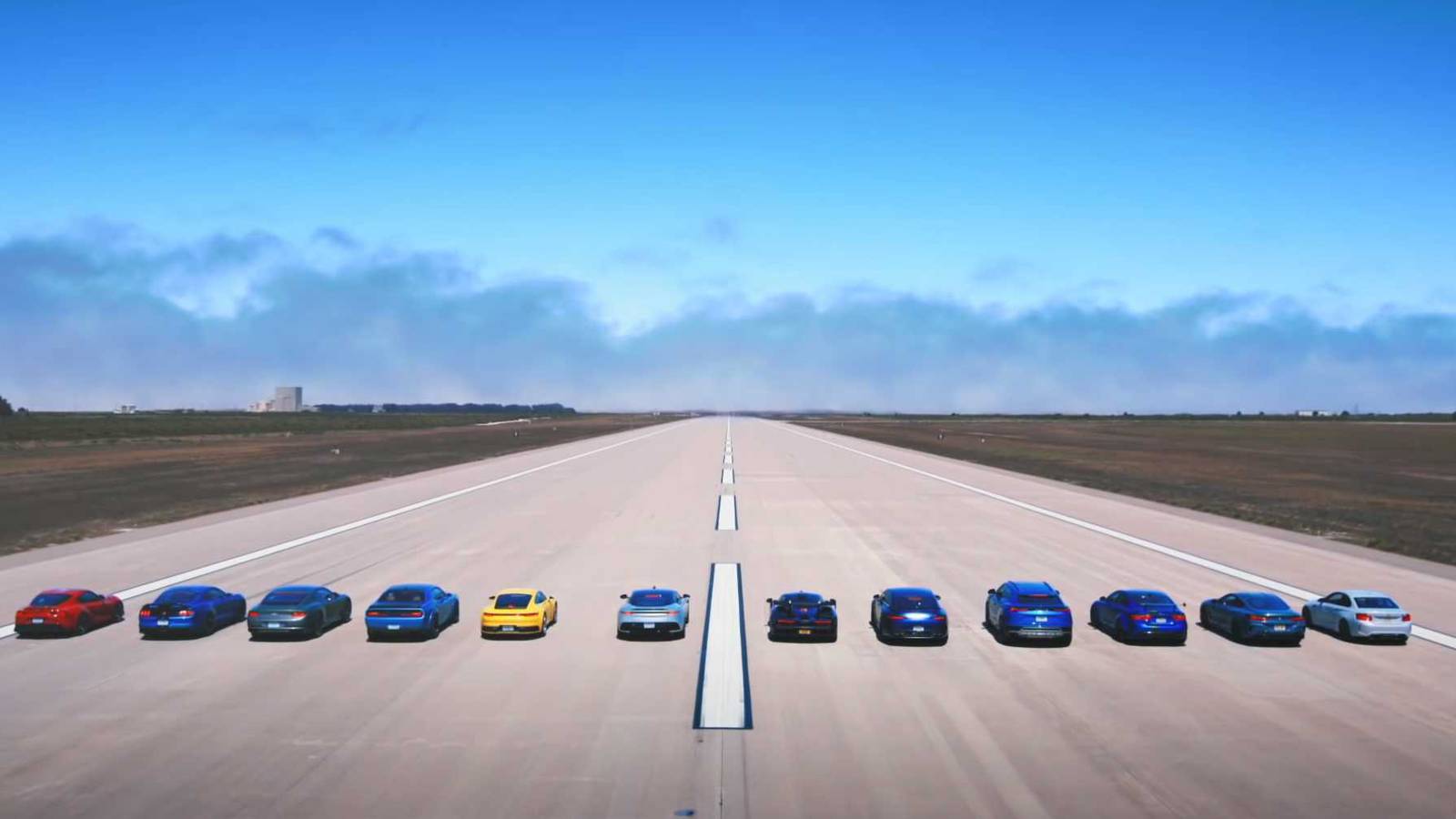 Watch The World's 12 Greatest Supercars Vie For Drag Race Supremacy