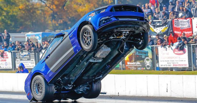 Watch Lund Racing's Twin-Turbo F-150 Run 8's At The Strip