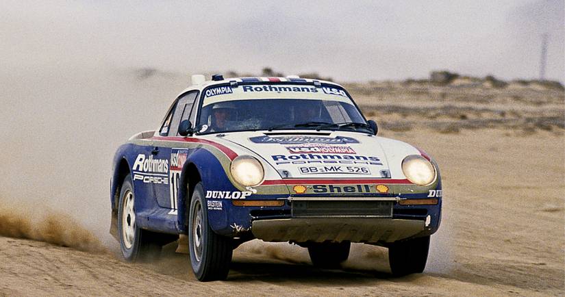 Porsche 959 Dakar Rally prednje tri četvrtine