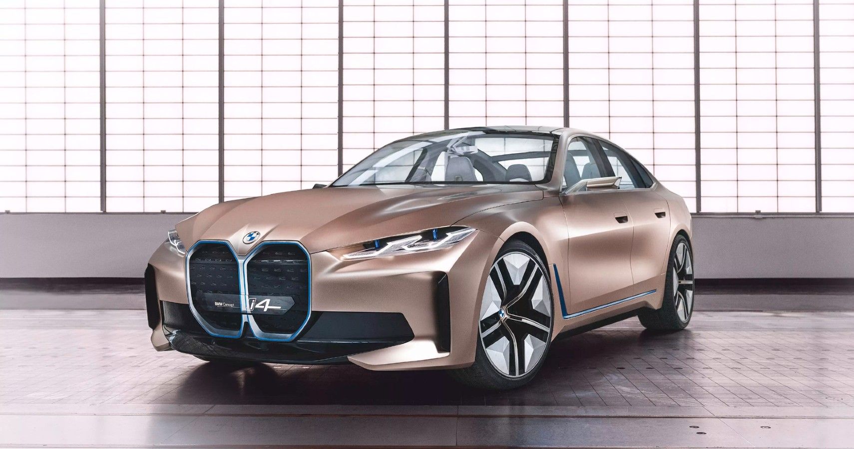 BMW's Electric i4 Concept Sports Funky Design Cues, 530 HP