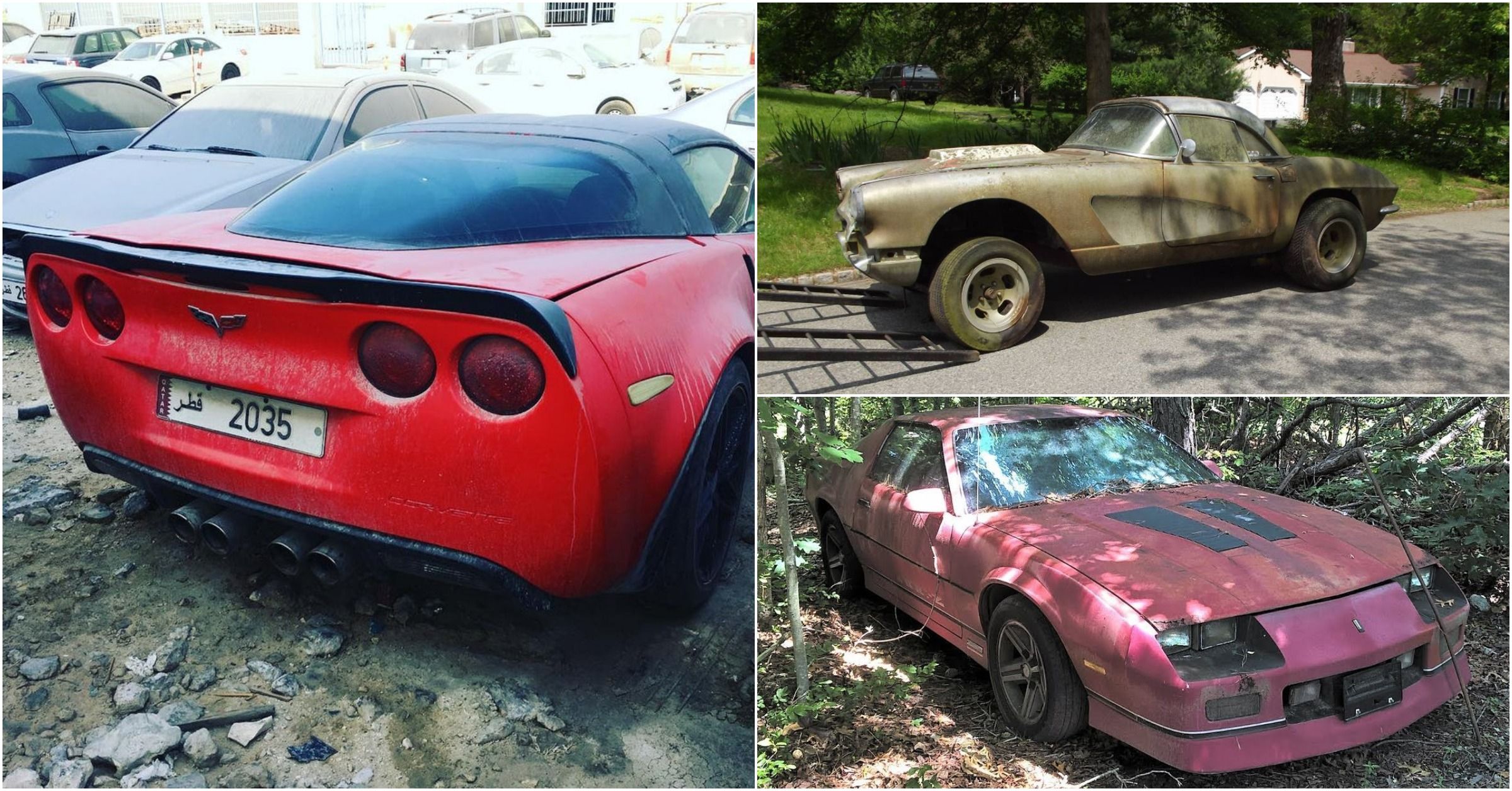 15 Sad Photos Of Camaros And Corvettes That Were Left To Rot