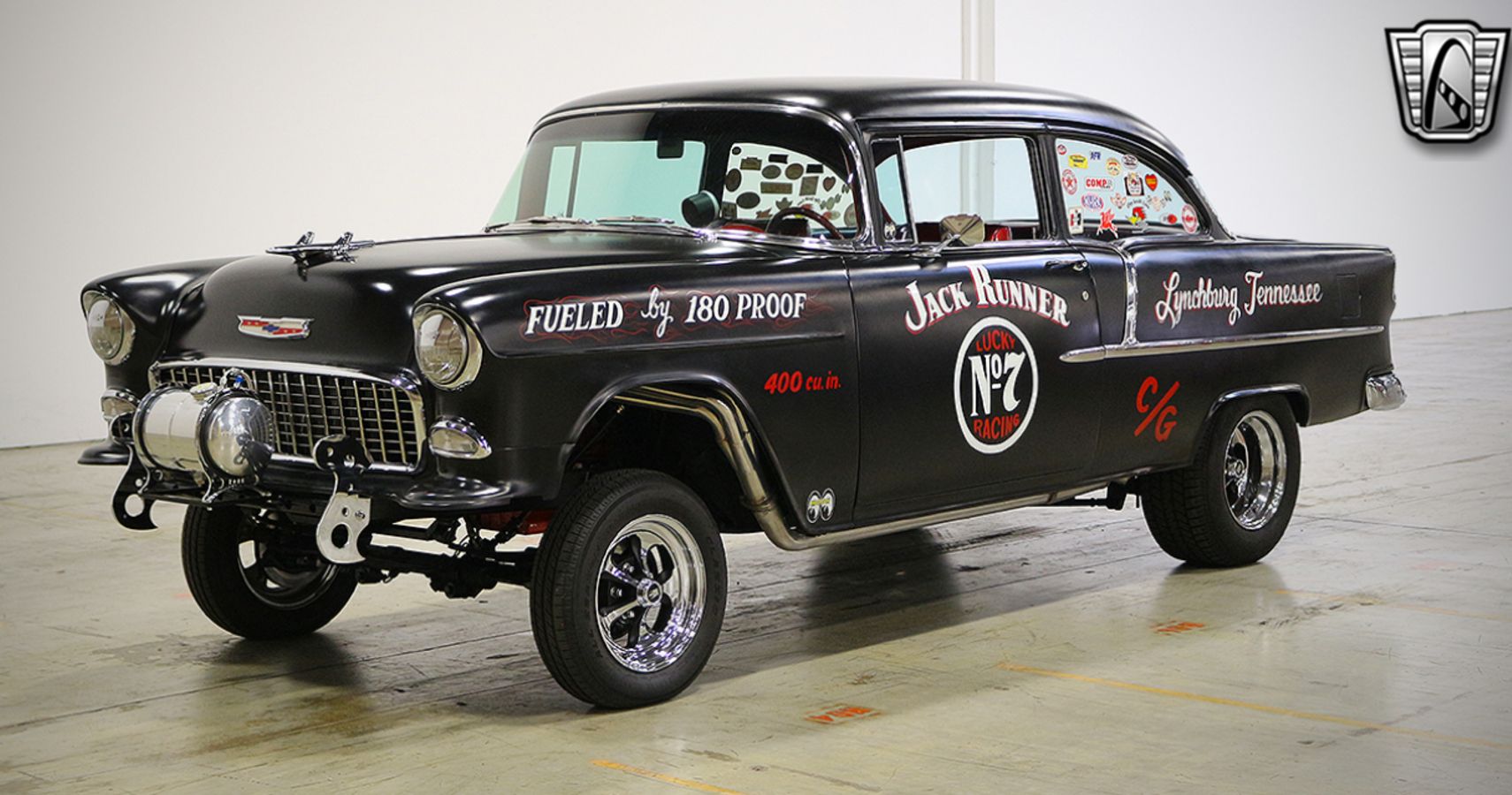マッドホイール '55 CHEVY BEL AIR GASSER Hot Wheels HW Gassers 55 Chevy Bel Air Gasser Yellow