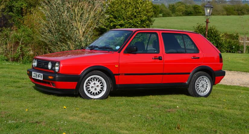 Red 1992 Volkswagen Golf GTI MK2