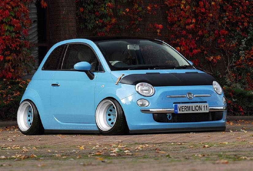 15 Stanced Small Cars That Look Ridiculously Good