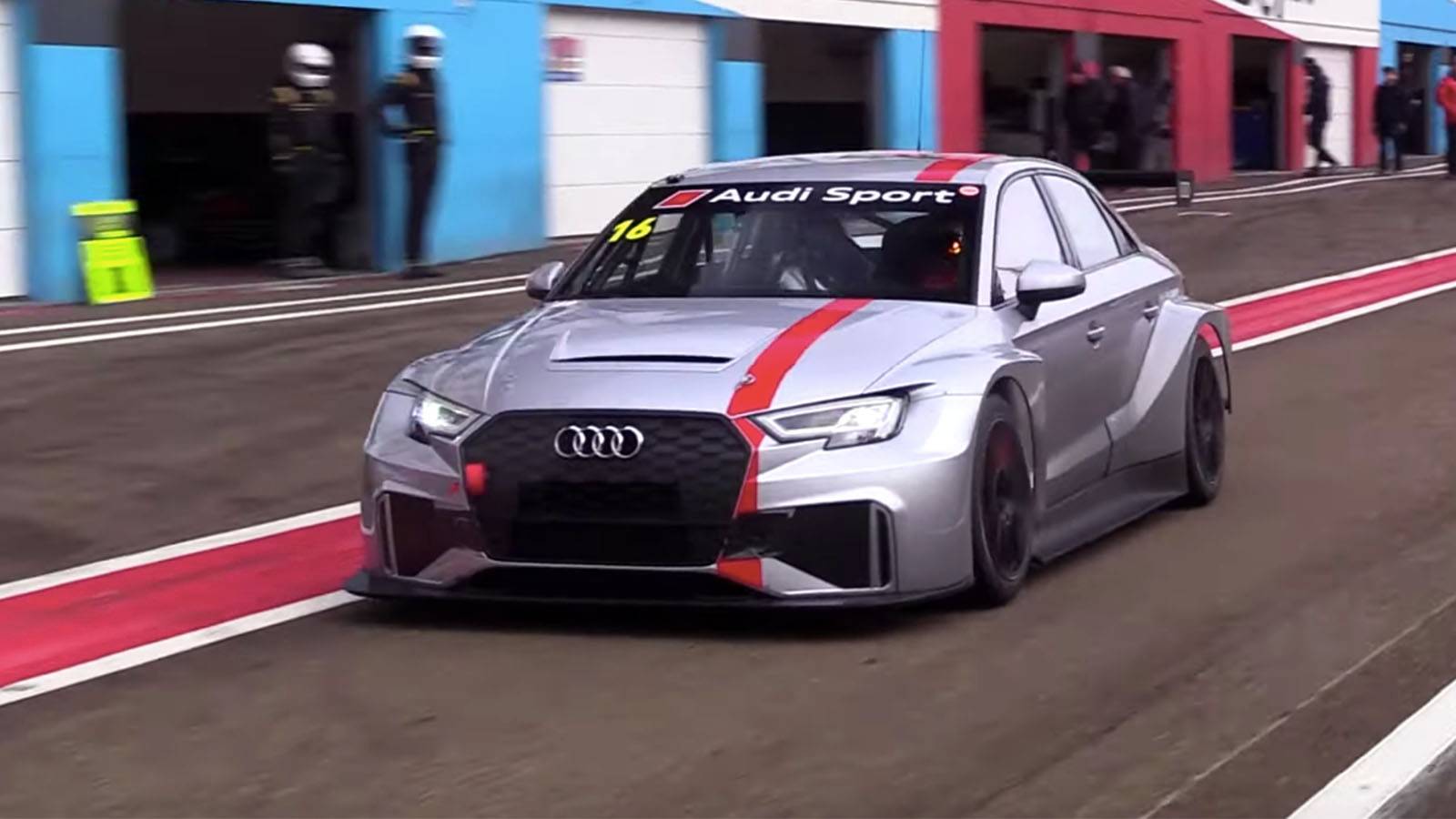 Listen To Audi's RS3 LMS Racecar Blast Around The Track