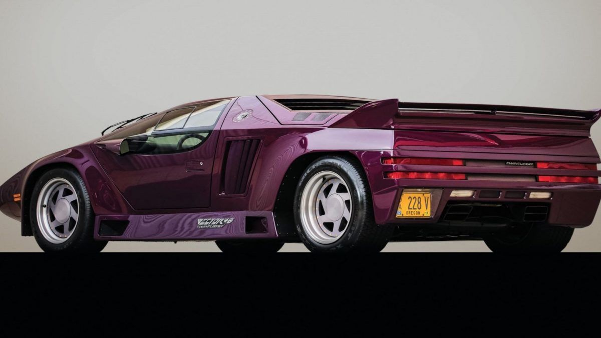 The 1991 Vector W8 Is The Wildest Sports Car Of Its Time