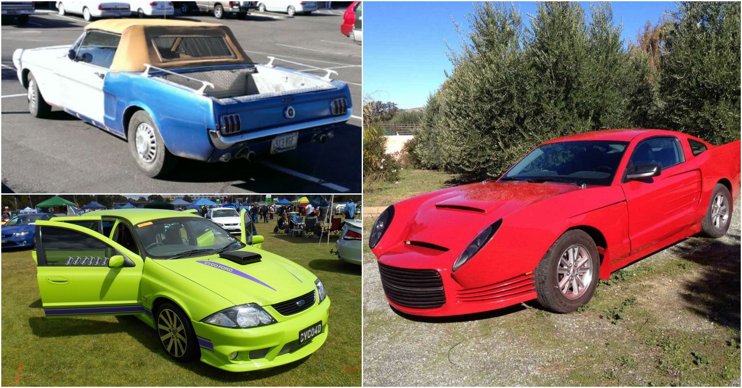 15 Of The Ugliest Modified Ford Muscle Cars | HotCars