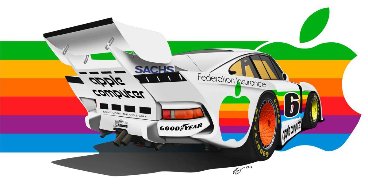 This Apple Liveried 1979 Porsche 935 Replica Can Be Yours!
