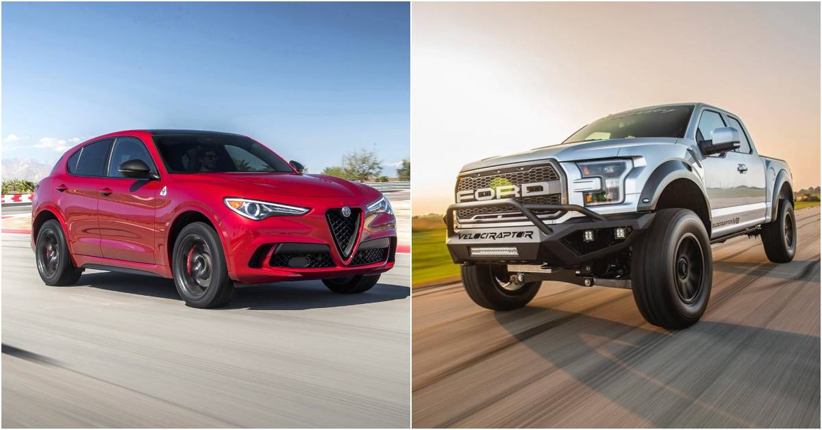 SUV vs Pickup comparison visual