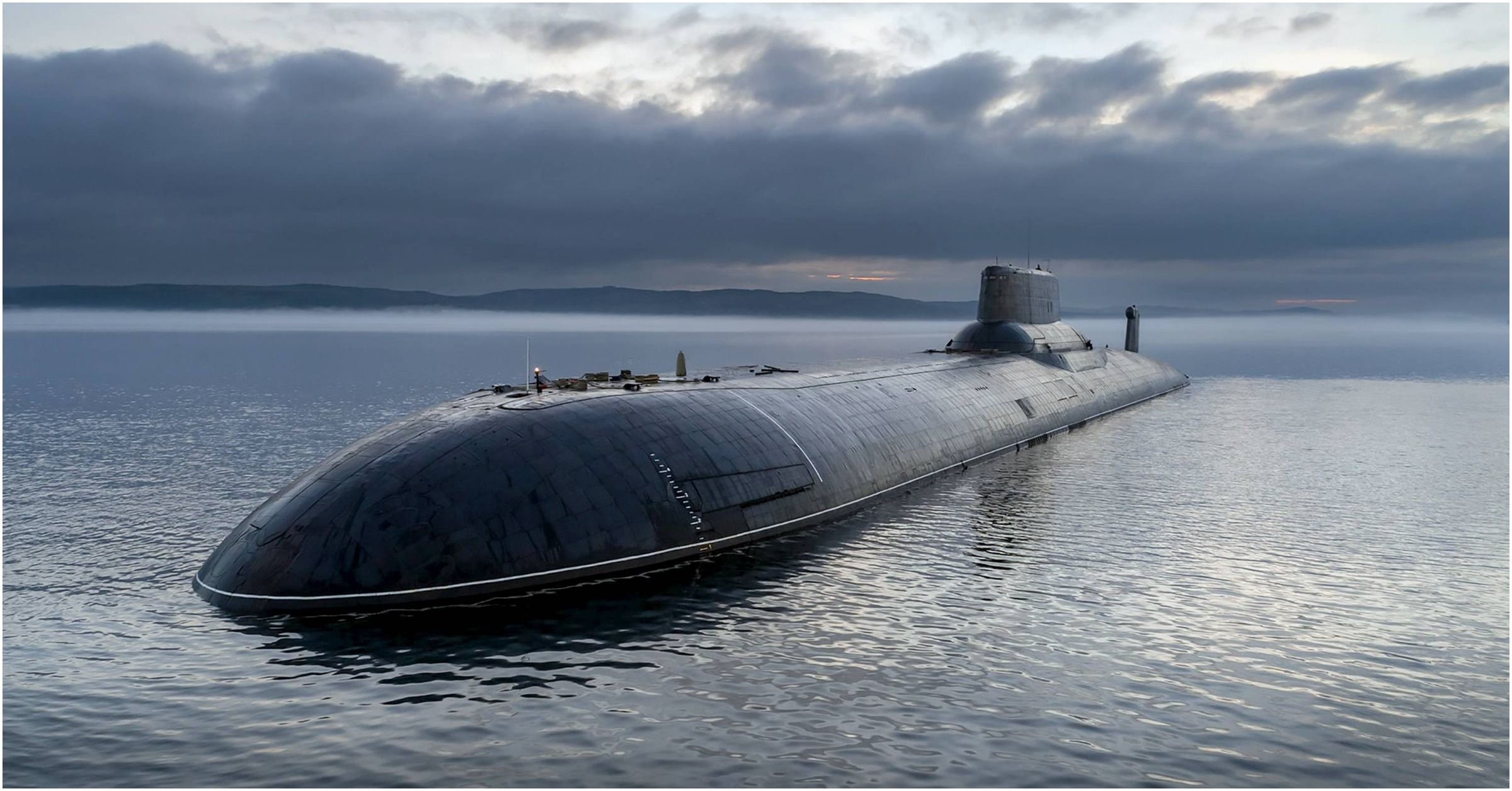 typhoon class submarine conning towe