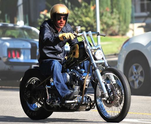 brad pitt harley