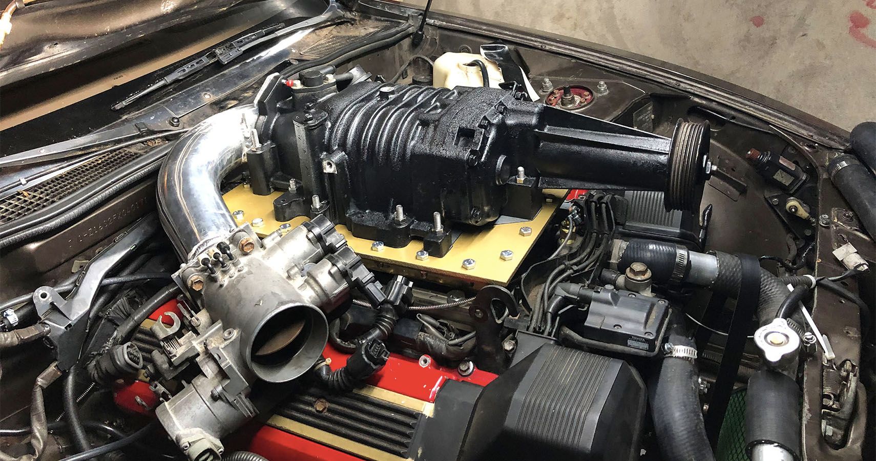 Custom 1985 Nissan 300ZX Packs Supercharged V8 Power