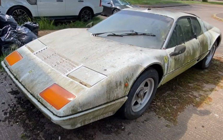Rotting Ferrari 1-Of-42 Low Mileage Ferrari 512 BBi Left To Rot In Ireland