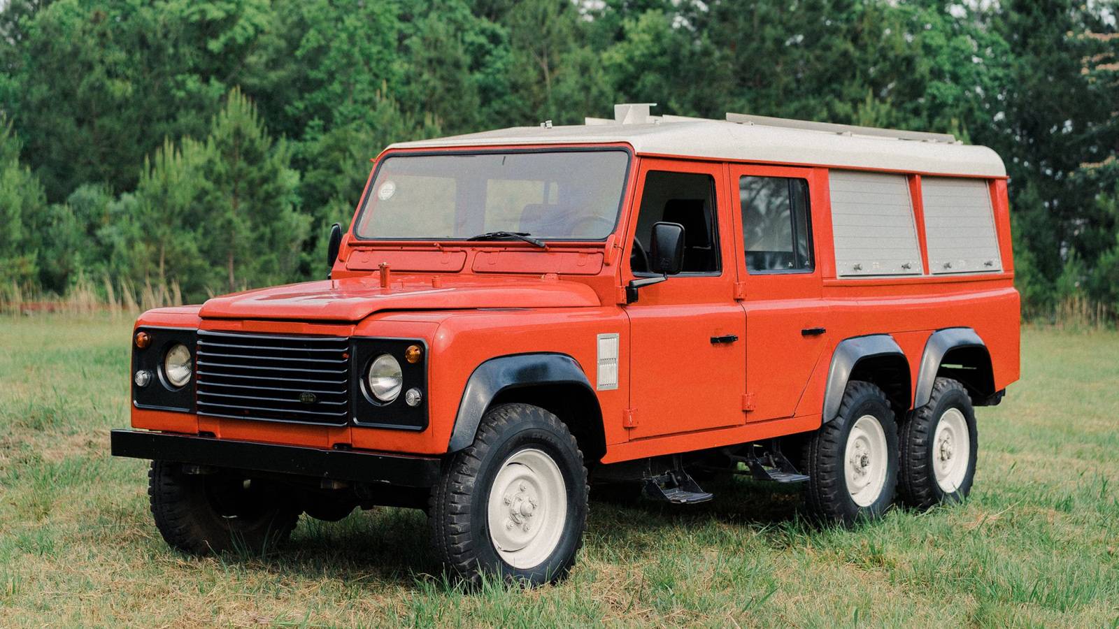 Custom Land Rover Defender 6 Wheeler Is Up For Sale