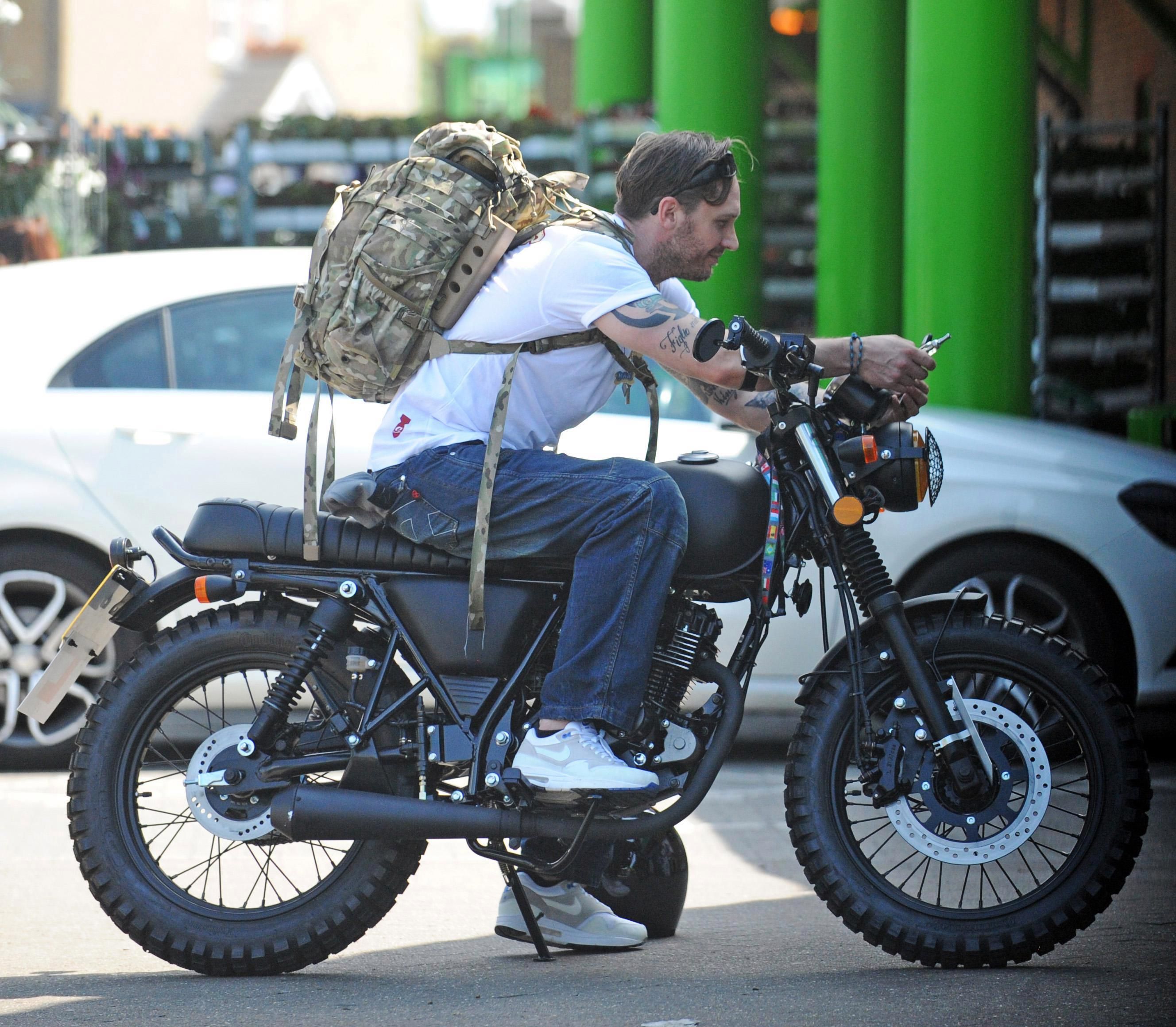 tom hardy venom bike