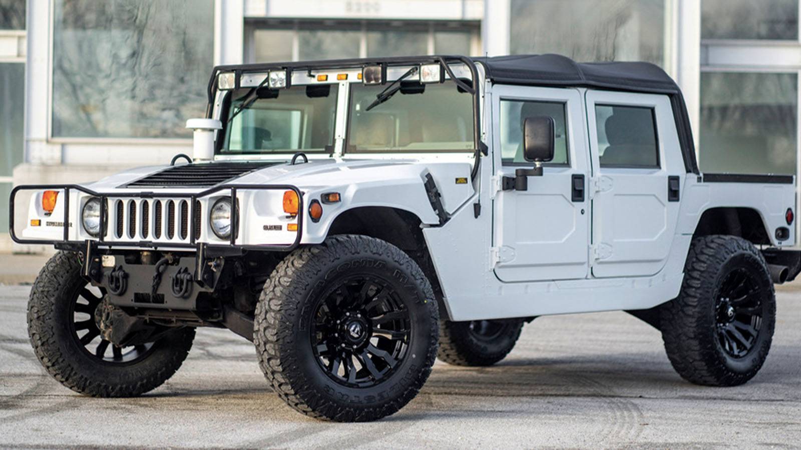 First-Gen Open-Top Hummer Pickup Headed To Barrett-Jackson