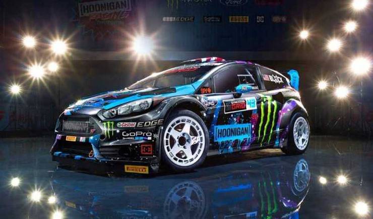 Ken Block's Ford Fiesta Rally Car Up Close | Ken block
