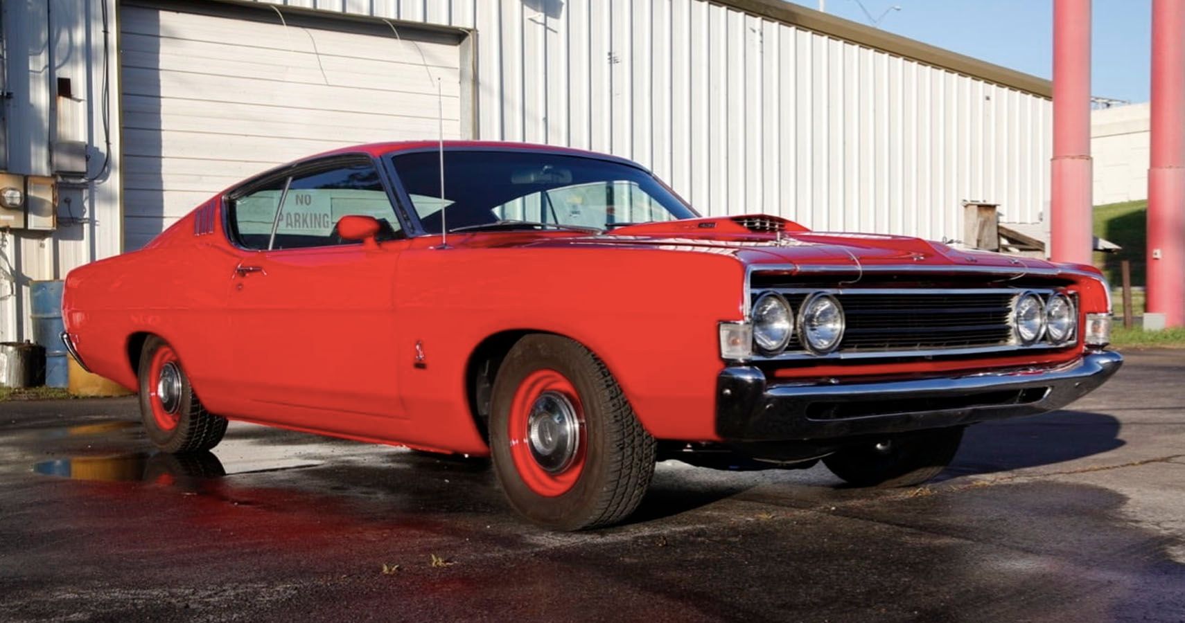 Candy Apple Red 1969 Ford Torino Cobra Is A