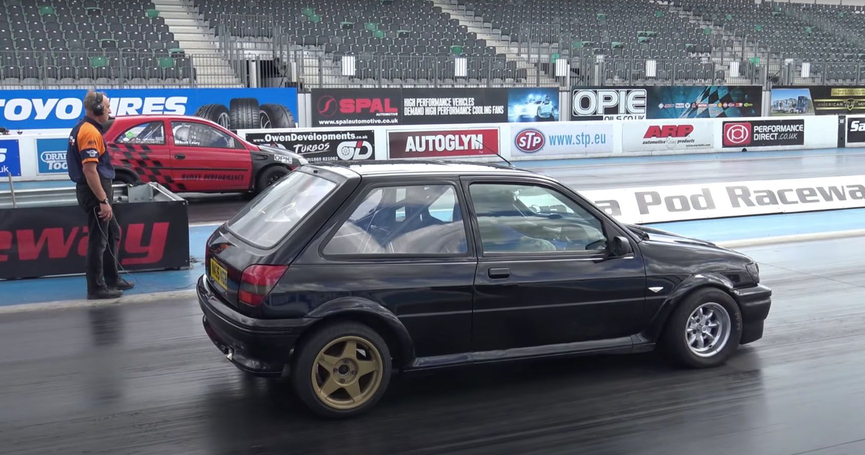 Watch A Built Mk3 Ford Fiesta Blast Off At The Strip | HotCars