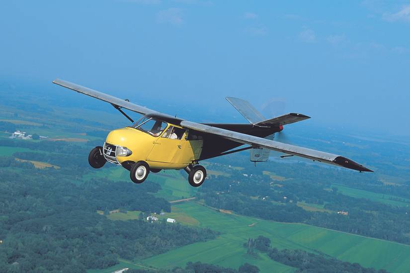 8 Flying Cars That Actually Took To The Sky