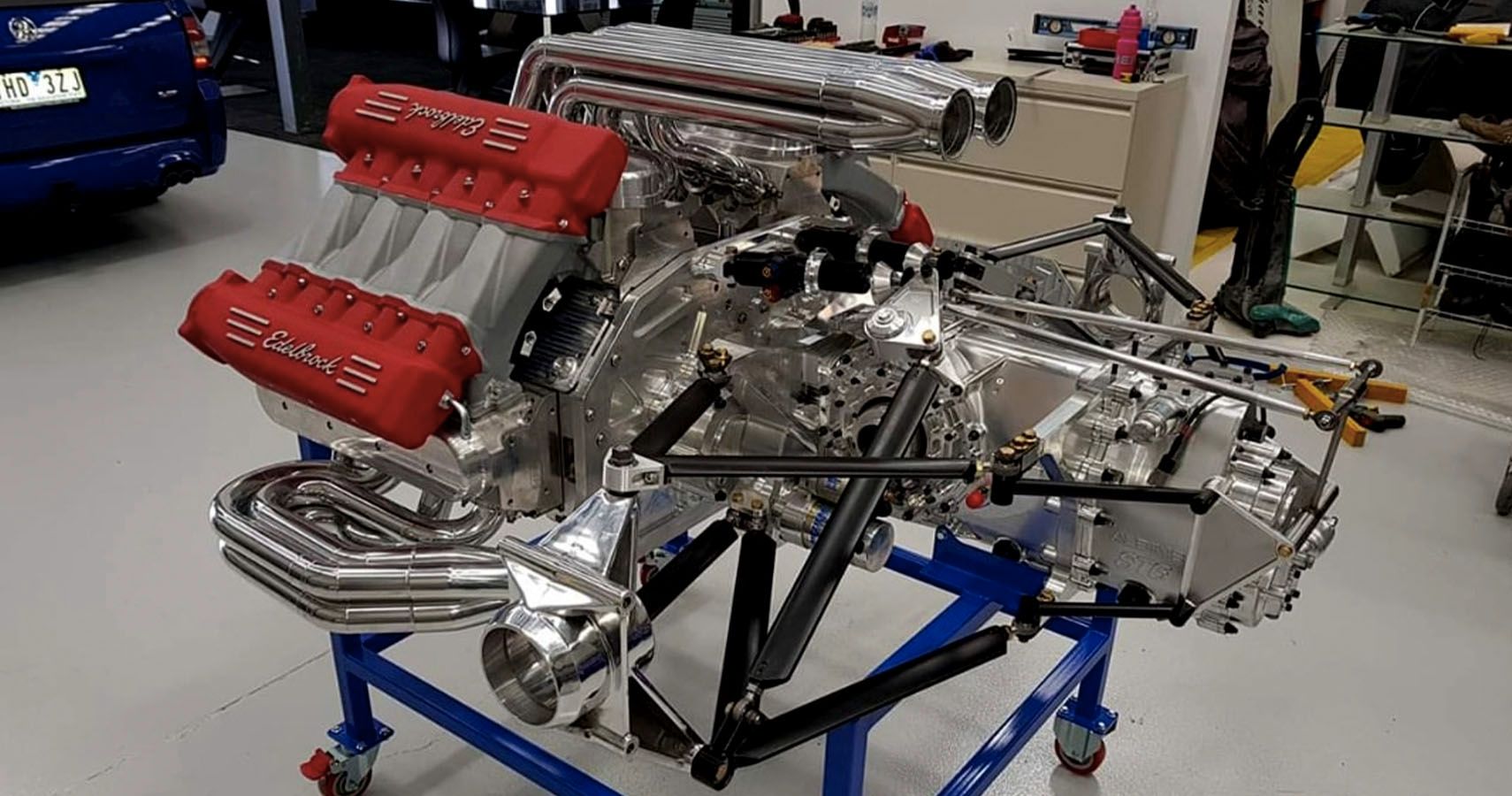 Check Out This Wild Supercar's Twin-LS7 W16 Engine | HotCars