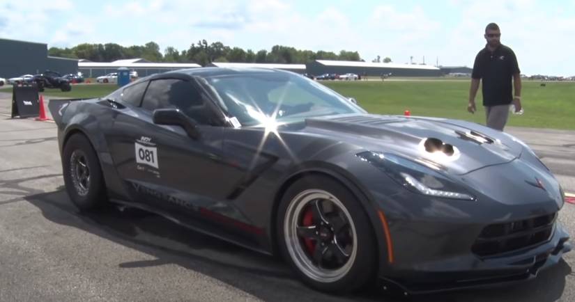 Watch This C7 Corvette Break The 200-MPH Barrier