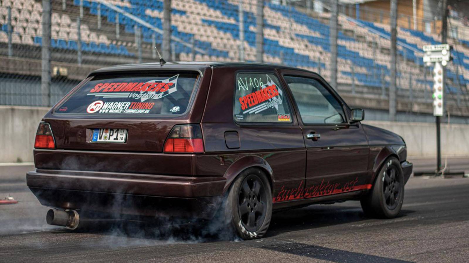 Dash Cam Video Shows 1356-HP AWD Mk2 Volkswagen Golf Hit 211 MPH In The ...