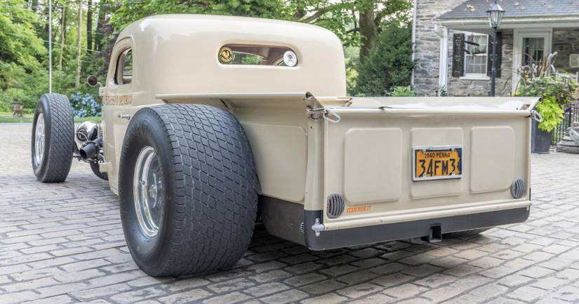 Bring A Trailer: Chopped Custom Dodge Pickup Hot Rod With 331ci Hemi Power