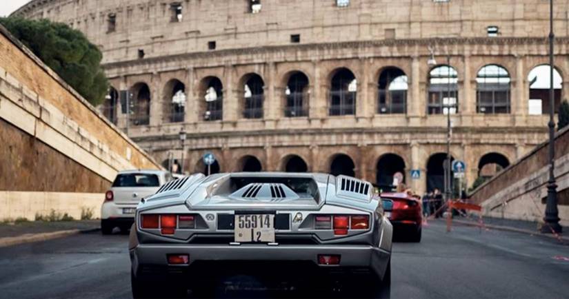 Lamborghini Digs Out A Countach And Jarama From Museum For Modern Rally