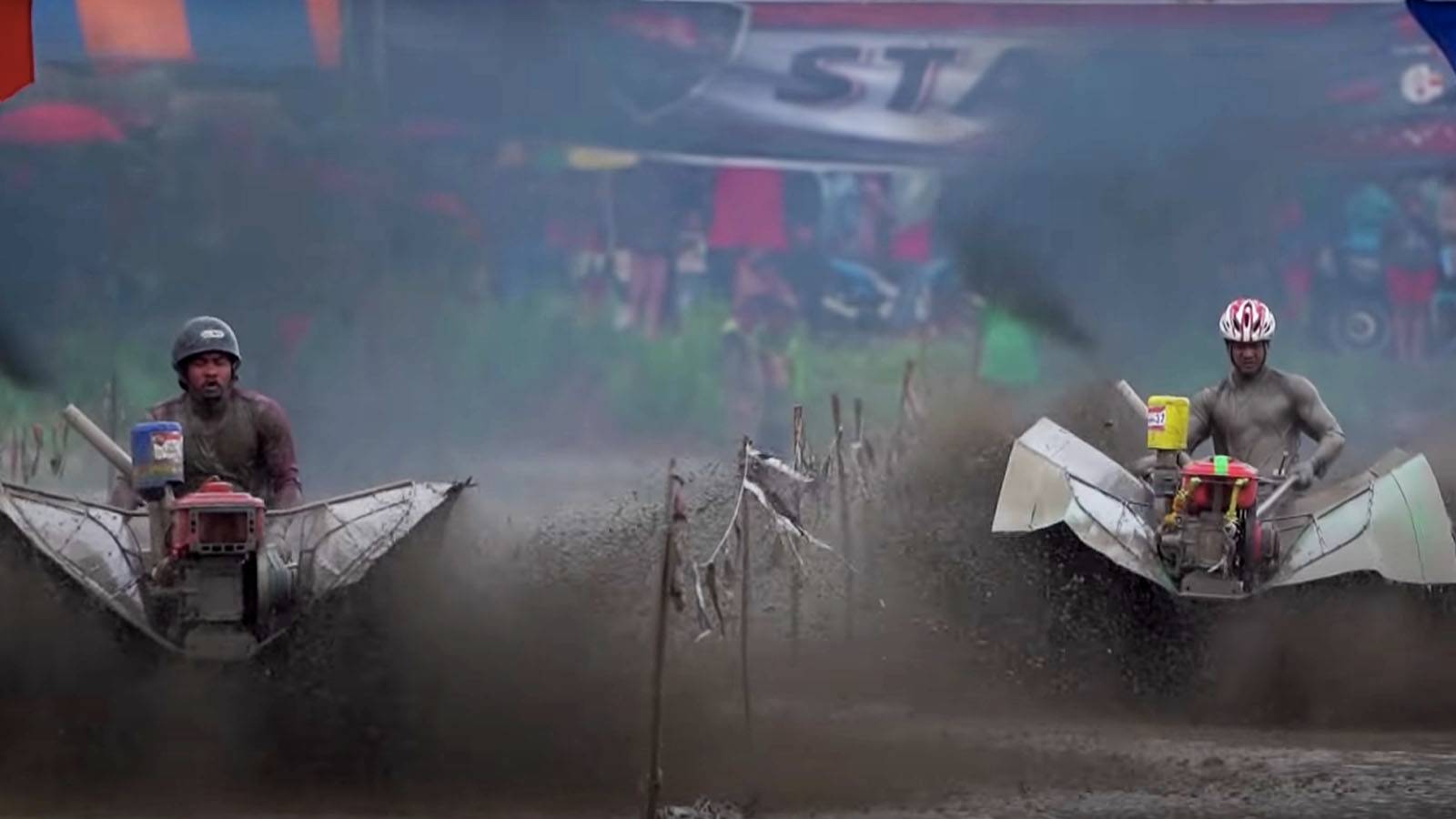Racing Crazy Modded Farm Tractors In Rural Thailand Is A Sport