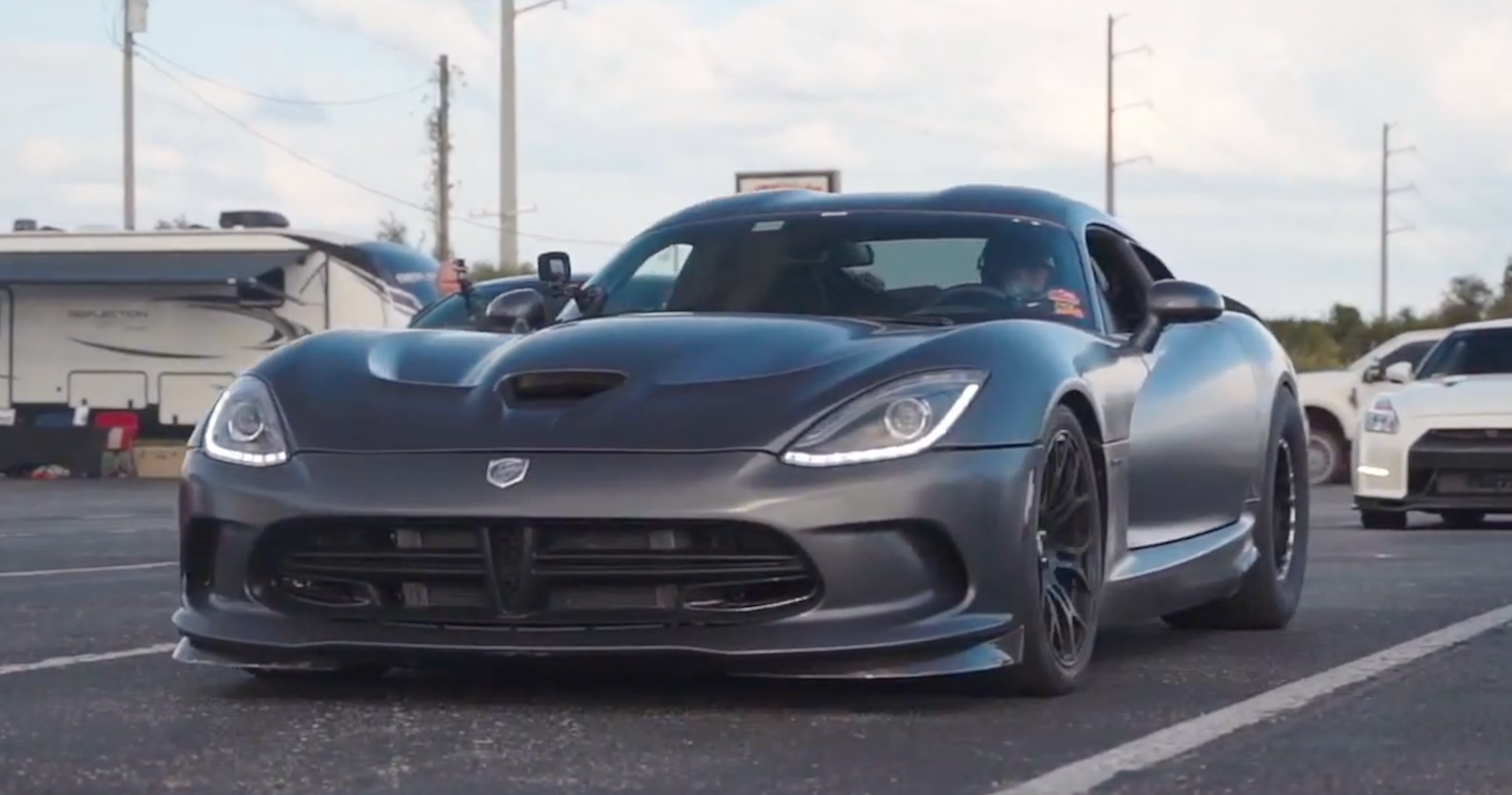 Feel A Rush Watching Four 2700HP Dodge Vipers Battle Some Amazing AWD