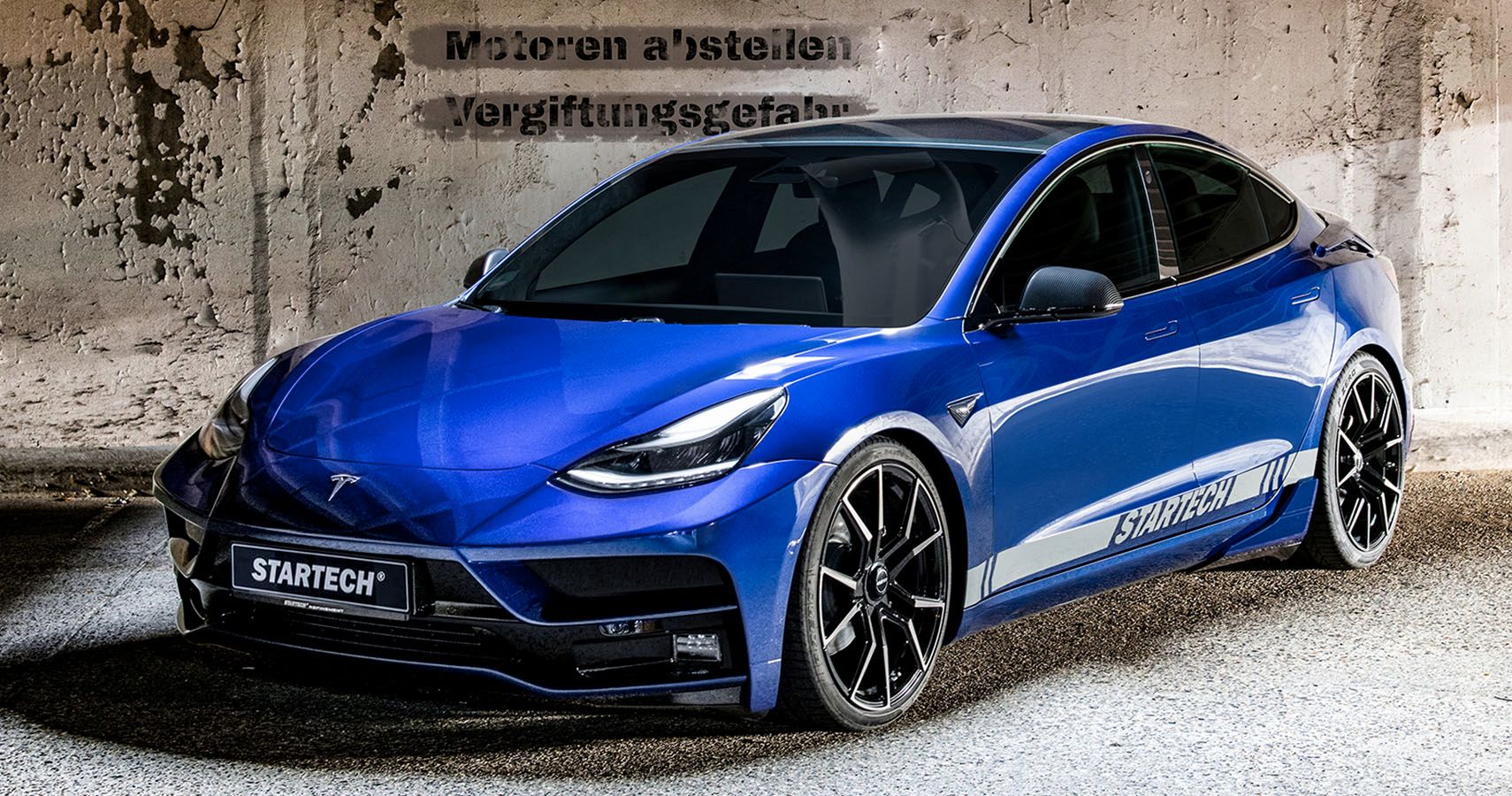 Brabus Group's Startech Unveils Aero Kit And Carbon Upgrades For Tesla Model 3